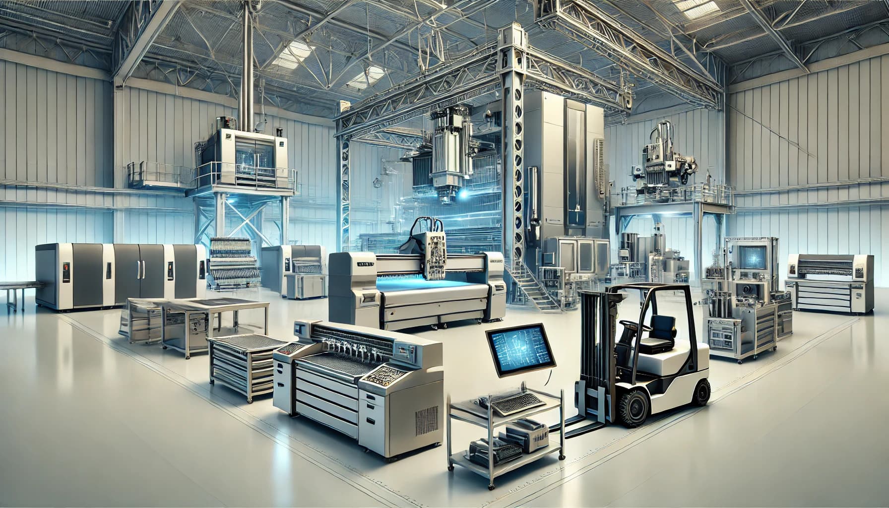 Maquinaria industrial disponible para financiamiento